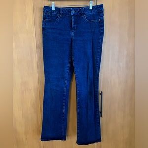 Talbots Signature Boot Jean, 8, blue, GUC